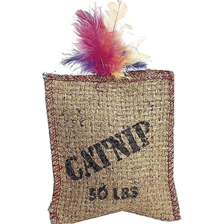 ETHICAL PRODUCTS Jute.Feath Sack Cat Toy 2984